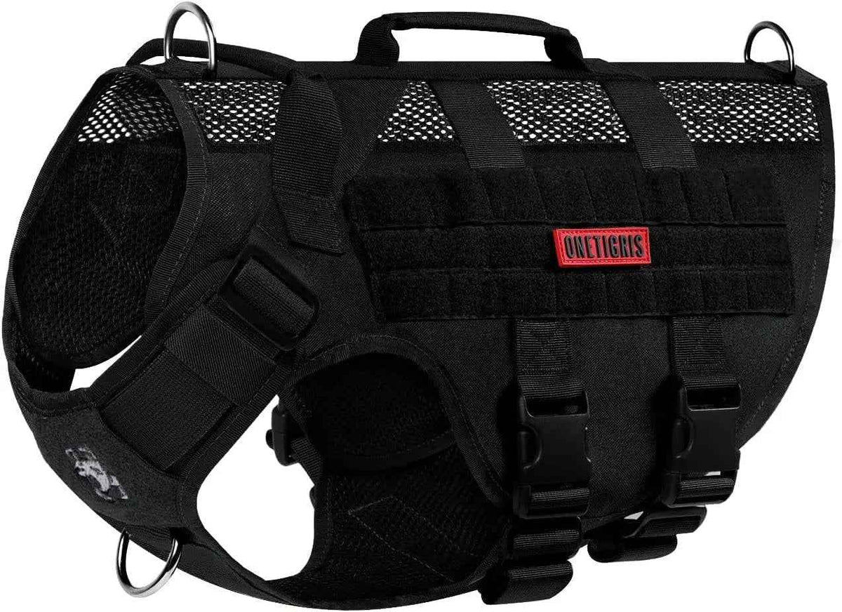 1000D Nylon Tactical Dog Harness – Dual Grab Handles