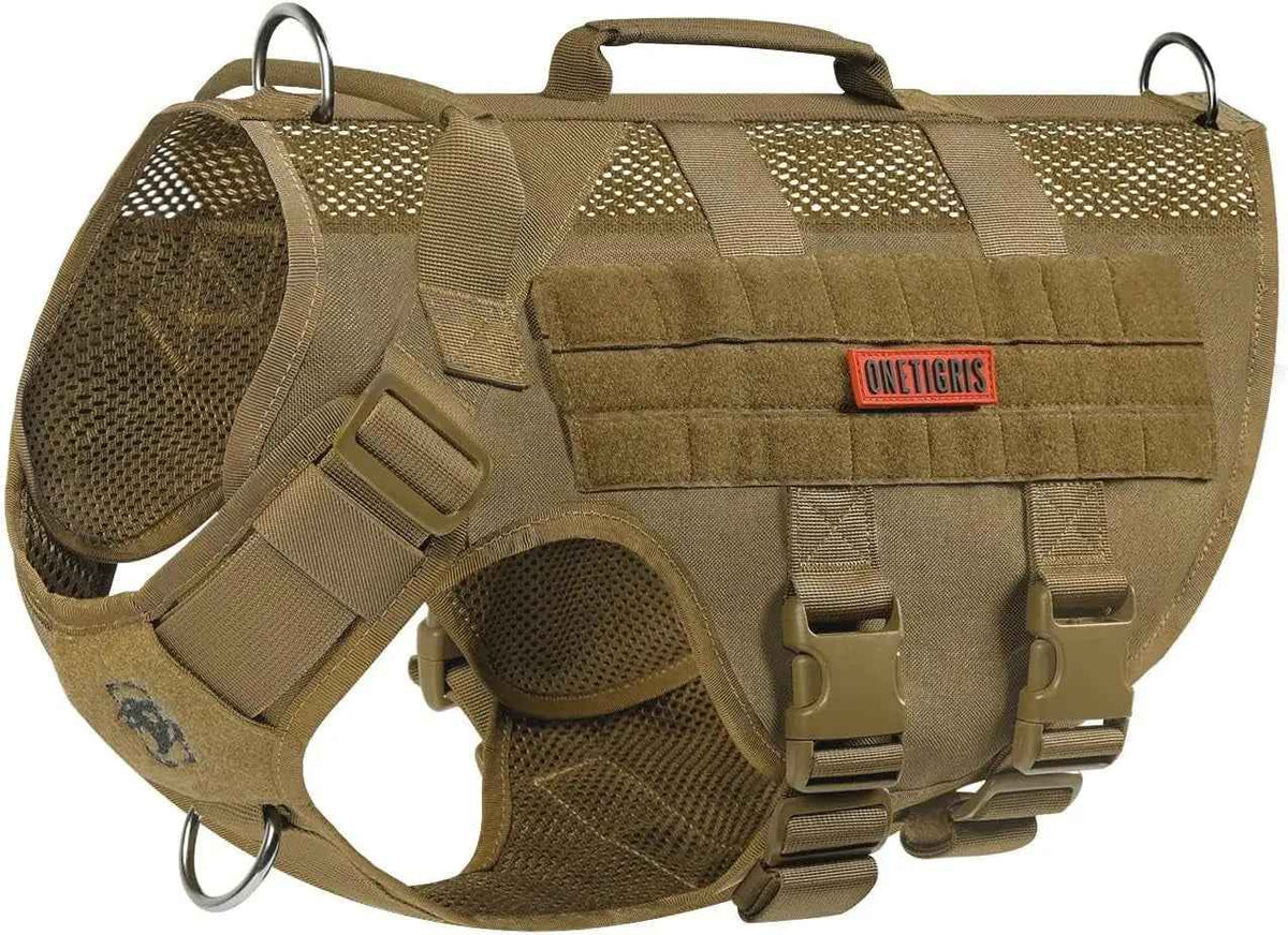 1000D Nylon Tactical Dog Harness – Dual Grab Handles