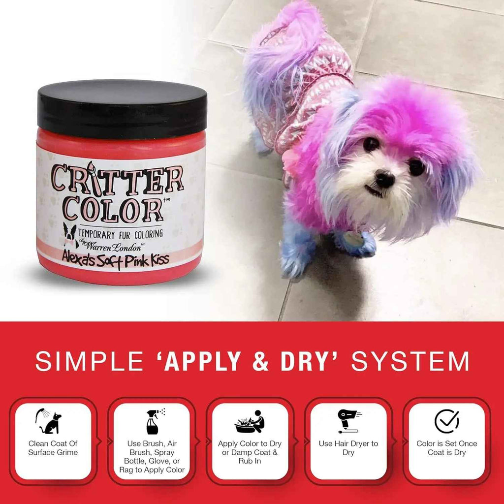 Warren London Critter Color Temporary Pet Fur Dye 4oz
