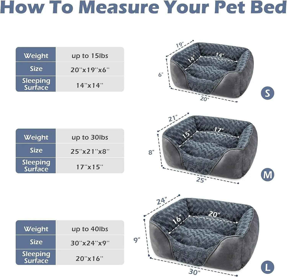 Washable Orthopedic Dog Bed, Calming Sofa for All Sizes