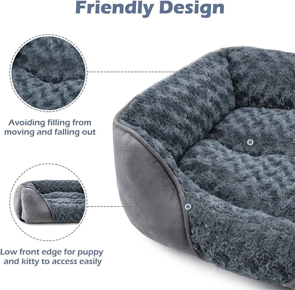 Washable Orthopedic Dog Bed, Calming Sofa for All Sizes