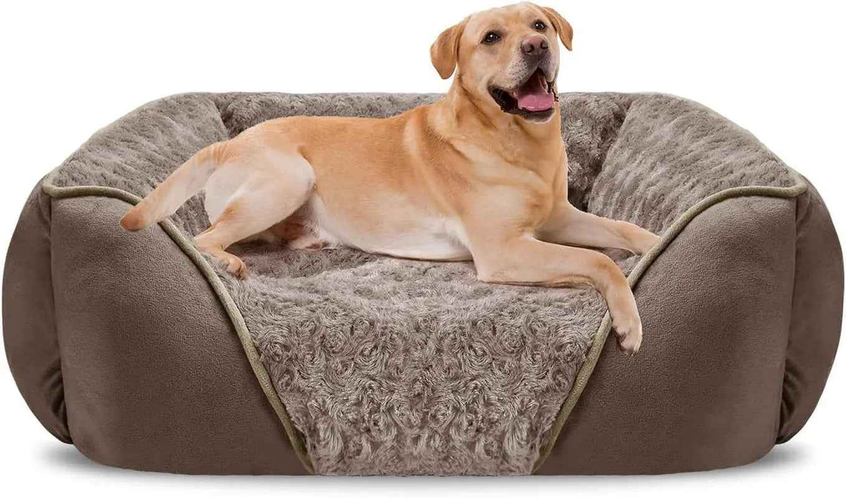 Washable Orthopedic Dog Bed, Calming Sofa for All Sizes