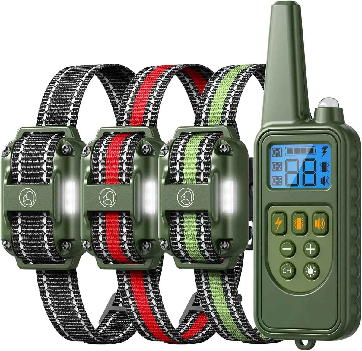Remote Dog Training Collar for 3 Dogs, 2600ft, IPX7