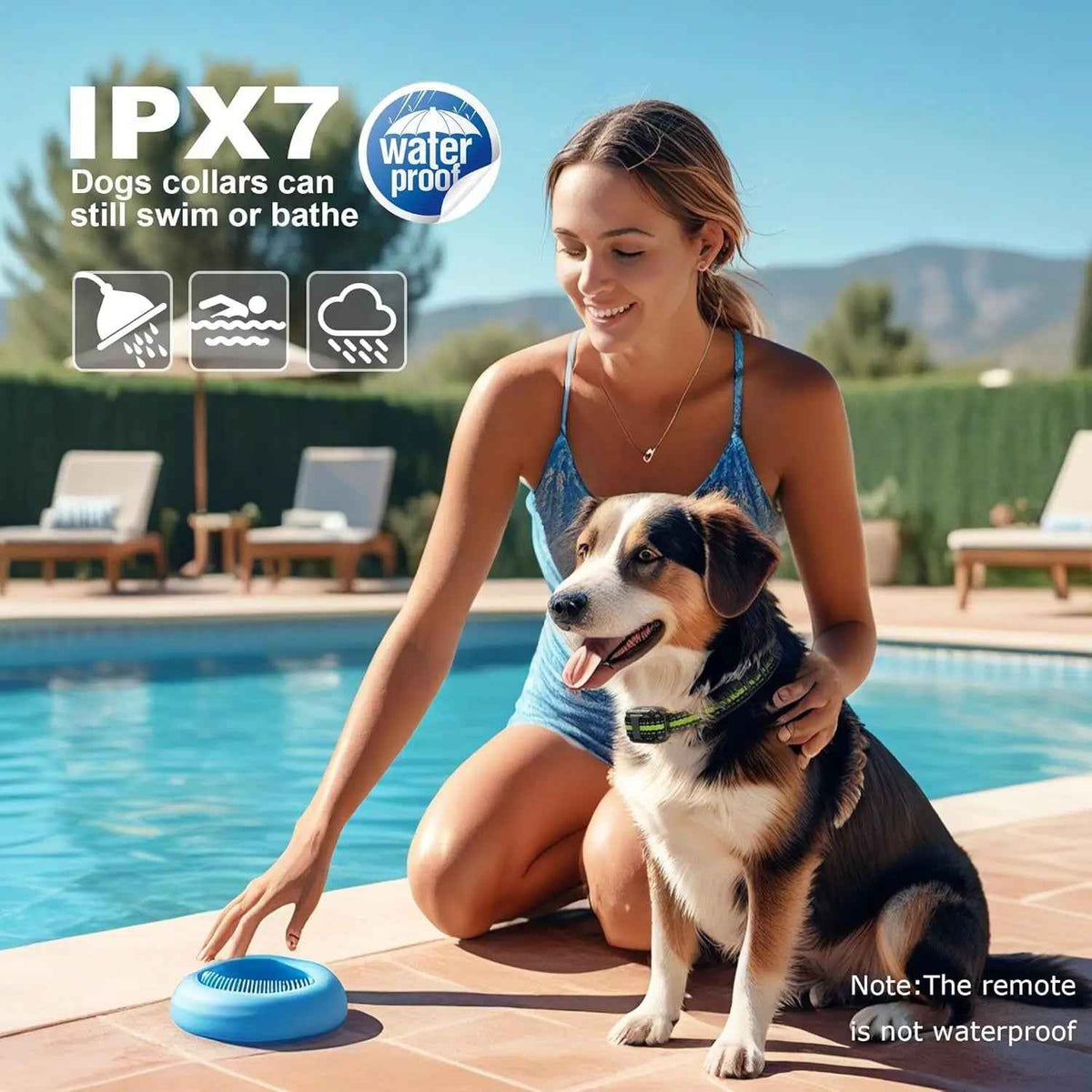 Remote Dog Training Collar for 3 Dogs, 2600ft, IPX7