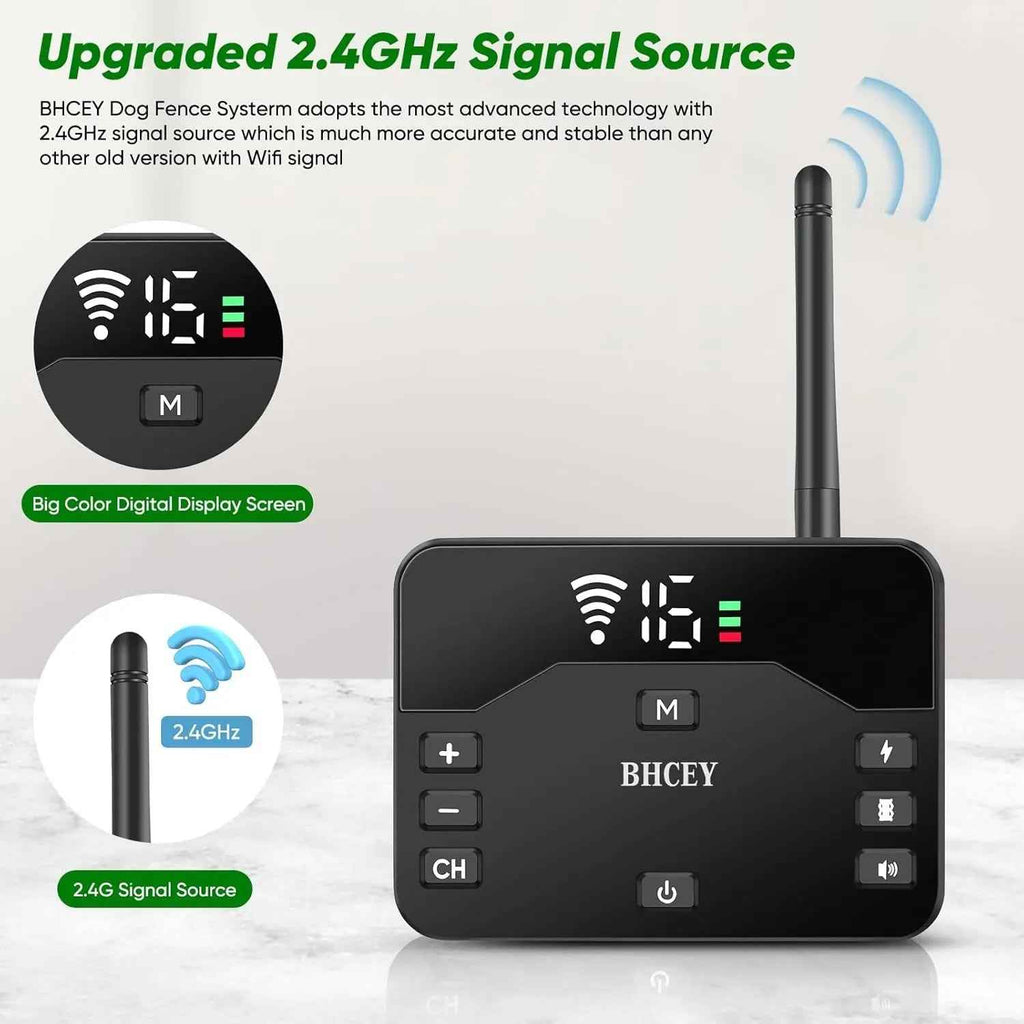 2-in-1 Wireless Dog Fence & Collar System – Expandable