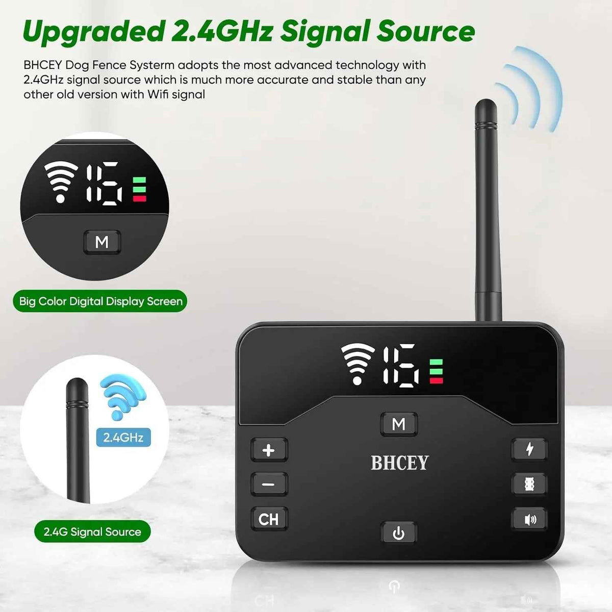 2-in-1 Wireless Dog Fence & Collar System – Expandable