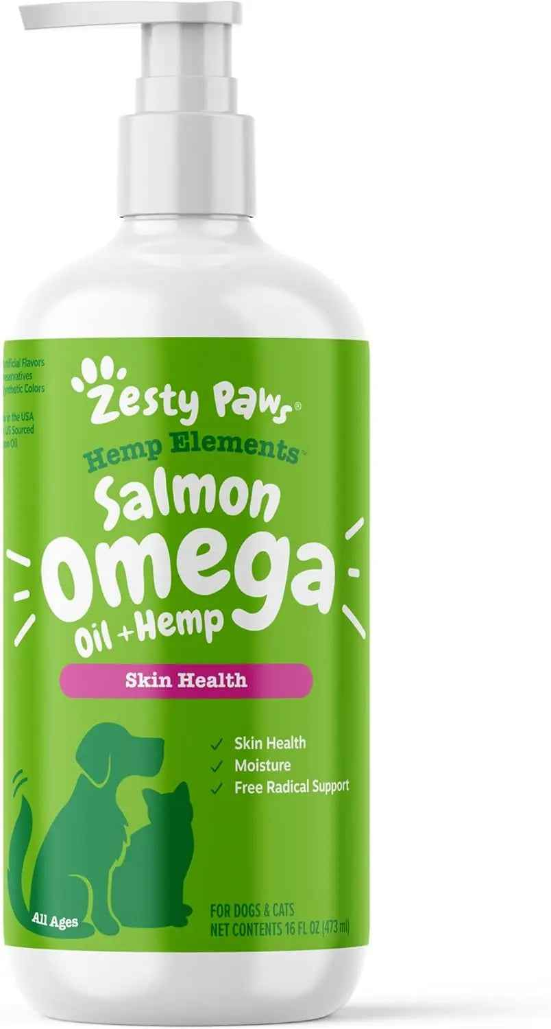 Zesty Paws Wild Alaskan Omega-3 Oil for Pets, 8.5 oz