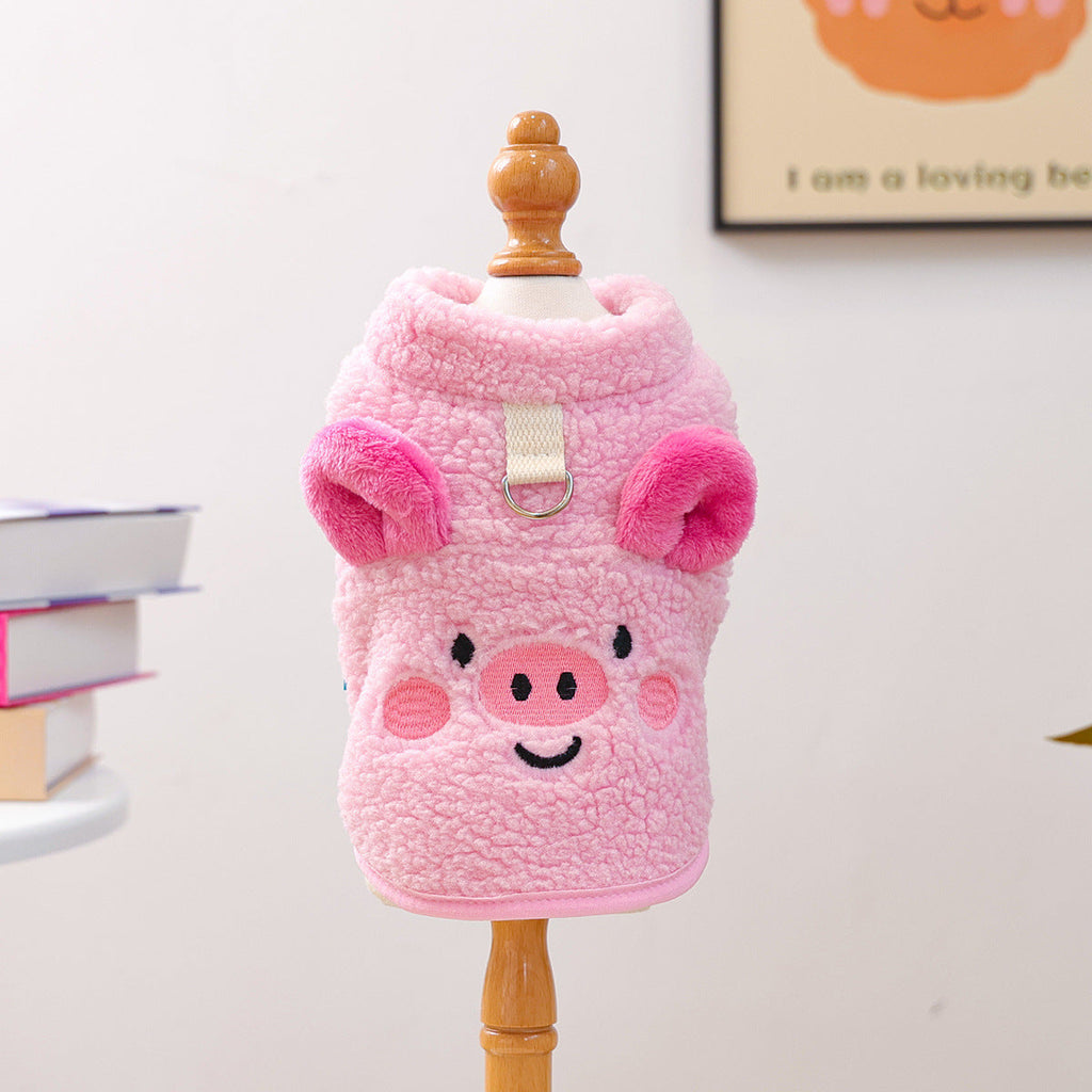 Dudu Lambswool Pig-Style Thermal Vest