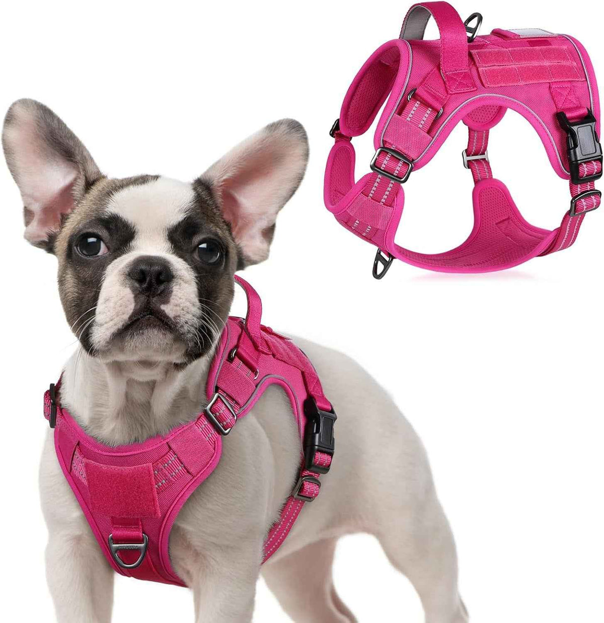 Adjustable MOLLE Harness Vest – Large Breeds, No-Pull