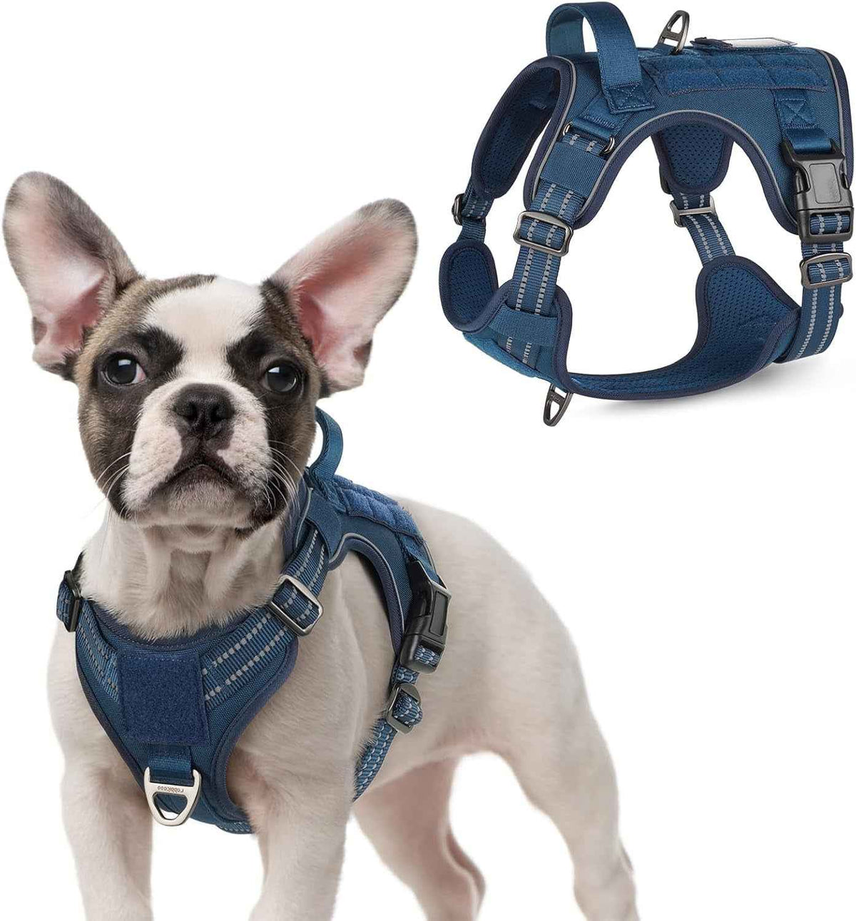 Adjustable MOLLE Harness Vest – Large Breeds, No-Pull