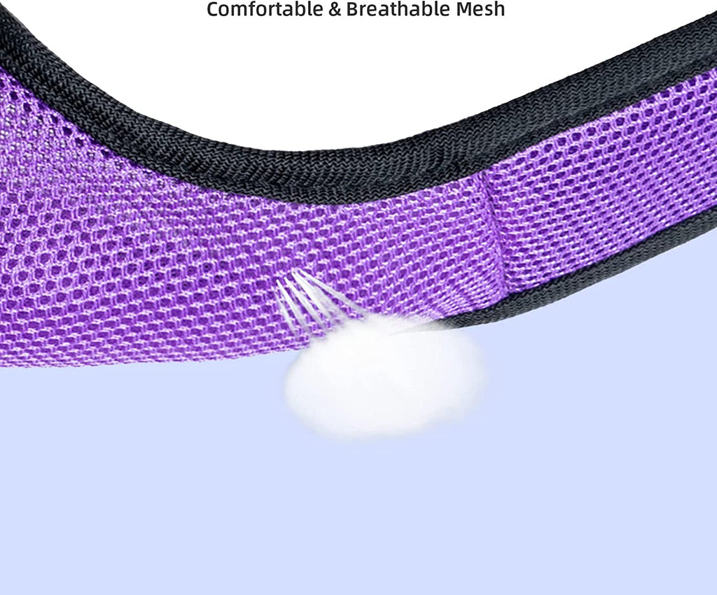 Adjustable Soft Harness with Elastic Leash for Rabbits (M, Pink)