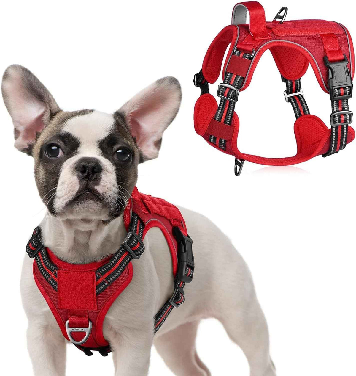 Adjustable MOLLE Harness Vest – Large Breeds, No-Pull