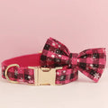 Christmas Red Star Plaid Set