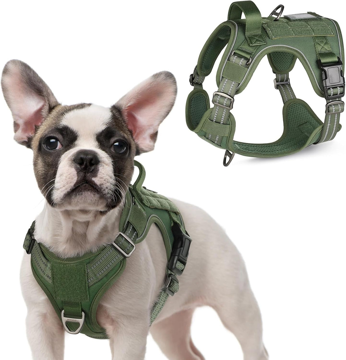 Adjustable MOLLE Harness Vest – Large Breeds, No-Pull