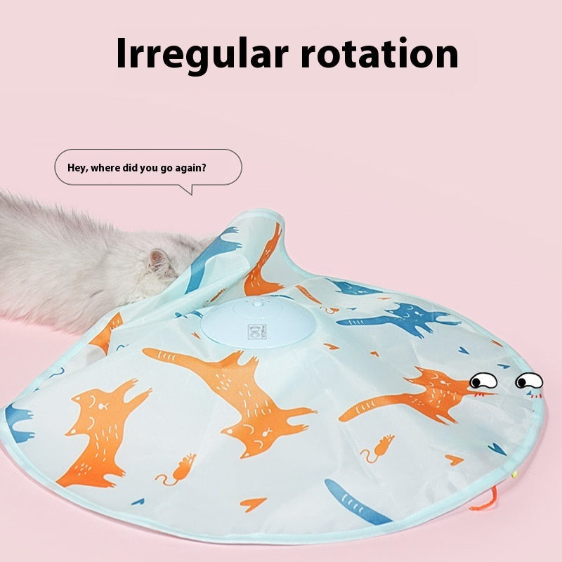 Cat Toy Cat Teaser Self-Hi Turntable Electric Toy