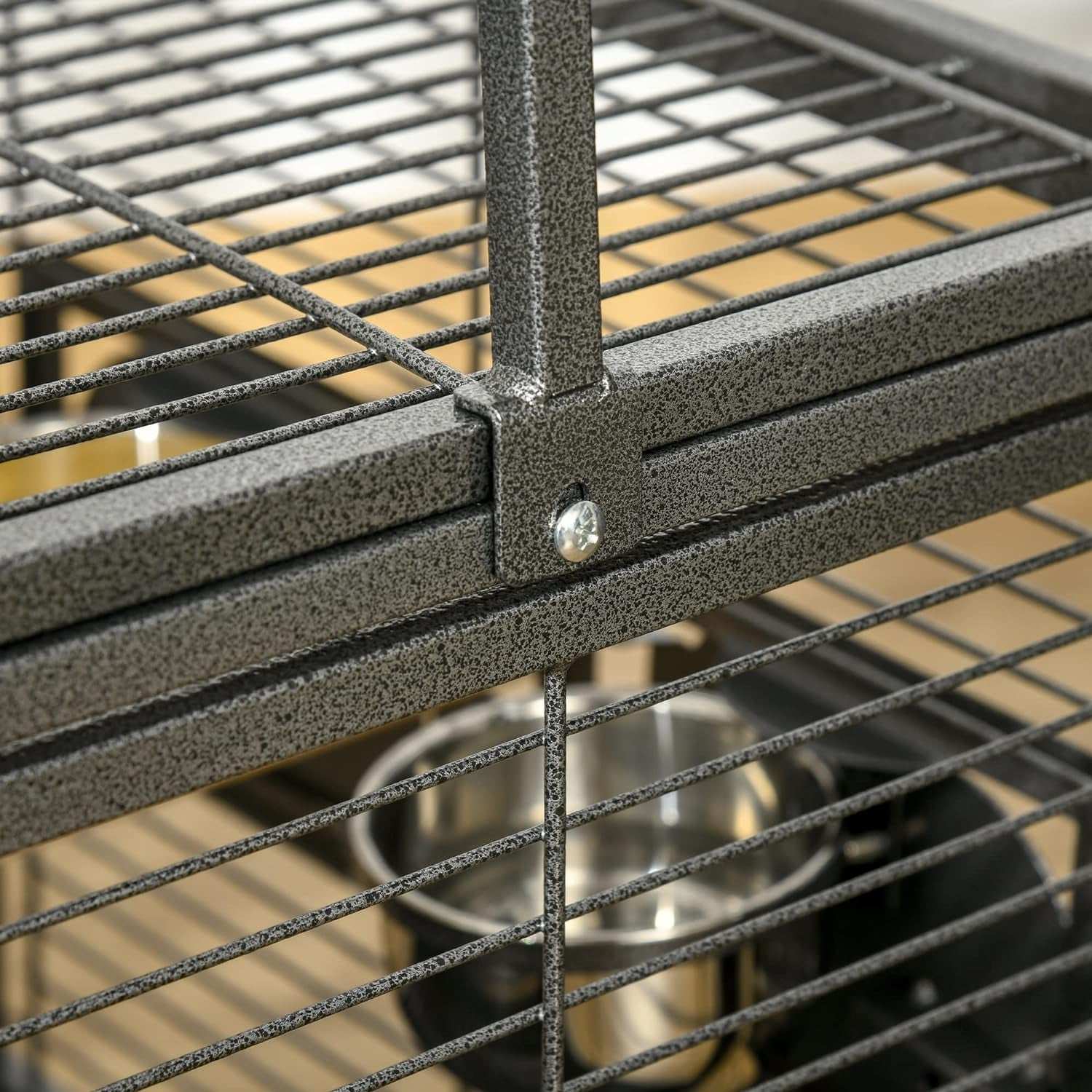18" Heavy Duty Iron Travel Bird Cage Carrier