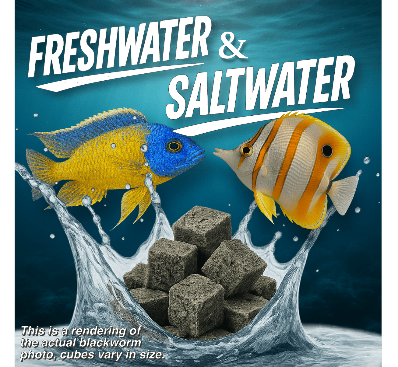 Premium Freeze Dried Blackworms - Power Boost