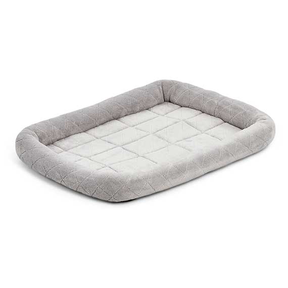 24in Midwest Diamond Stitch Bed Gray