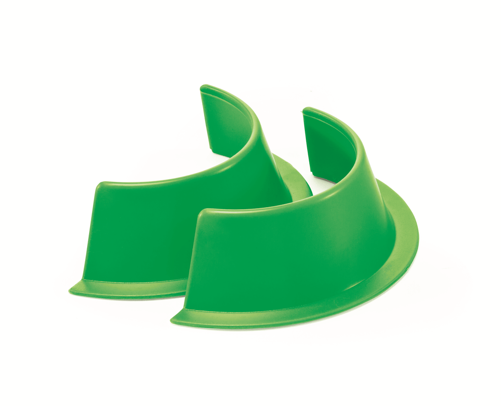 KD-117 French Blinker Cup | 1/4 Cup Sew-Through Racehorse Blinker Pair