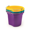 KD-120E 18 Qt Flat Back Horse Bucket | Best Everyday Feed & Water Bucket