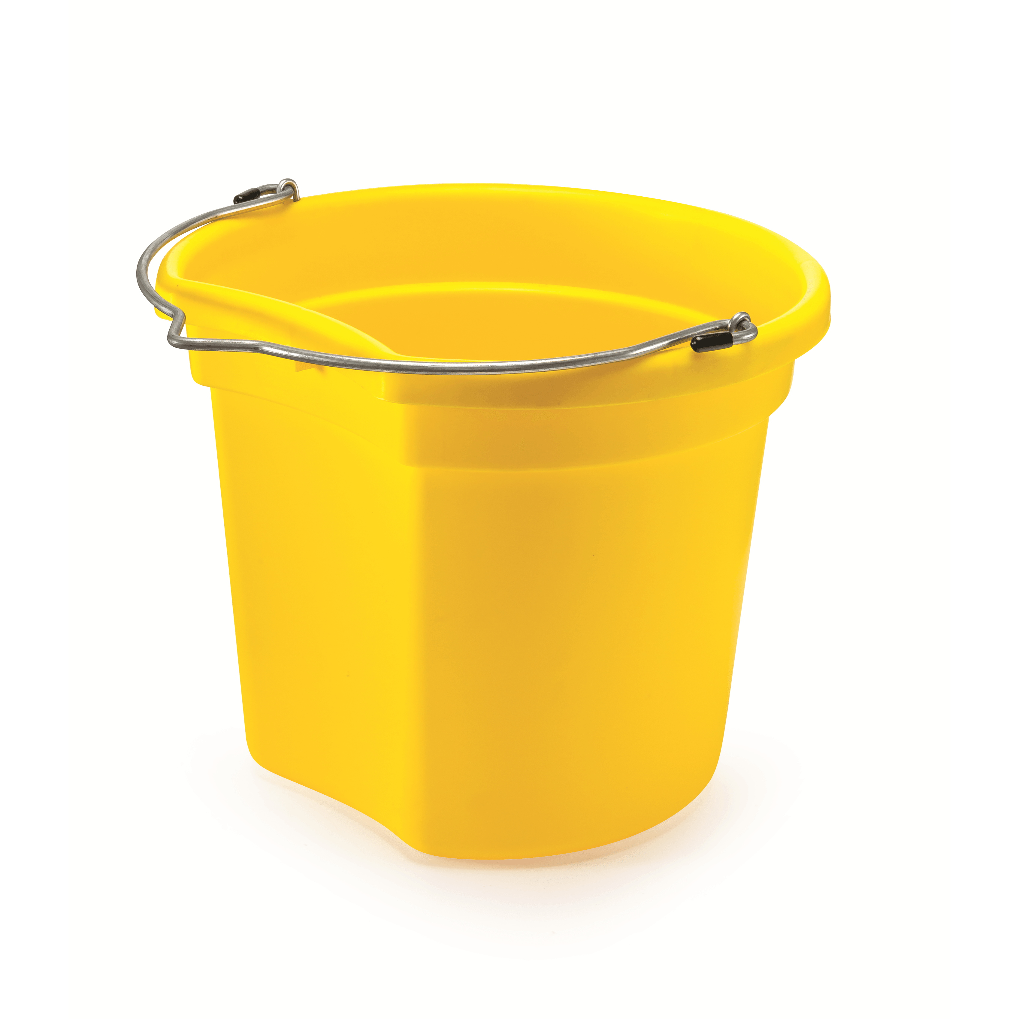 KD-120E 18 Qt Flat Back Horse Bucket | Best Everyday Feed & Water Bucket
