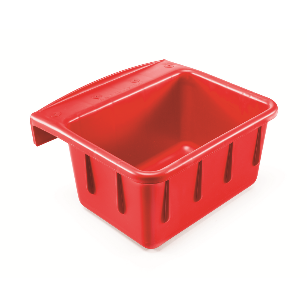 KD-153 Wall/Fence Feeder | 6 Qt Mounted Feeder for Small Livestock