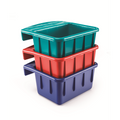 KD-153 Wall/Fence Feeder | 6 Qt Mounted Feeder for Small Livestock