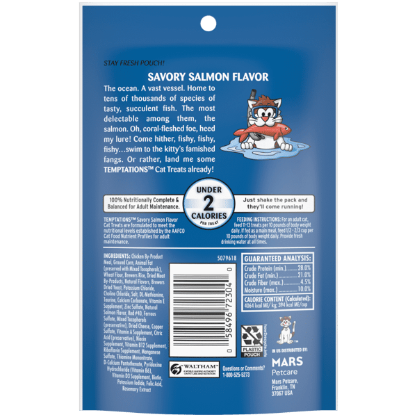 Temptations Savory Salmon Cat Treat