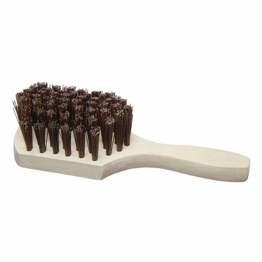 Tough-1 Bucket & Utility Brush – Wood Handle with Stiff Bristles for Heavy-Duty Cleaning