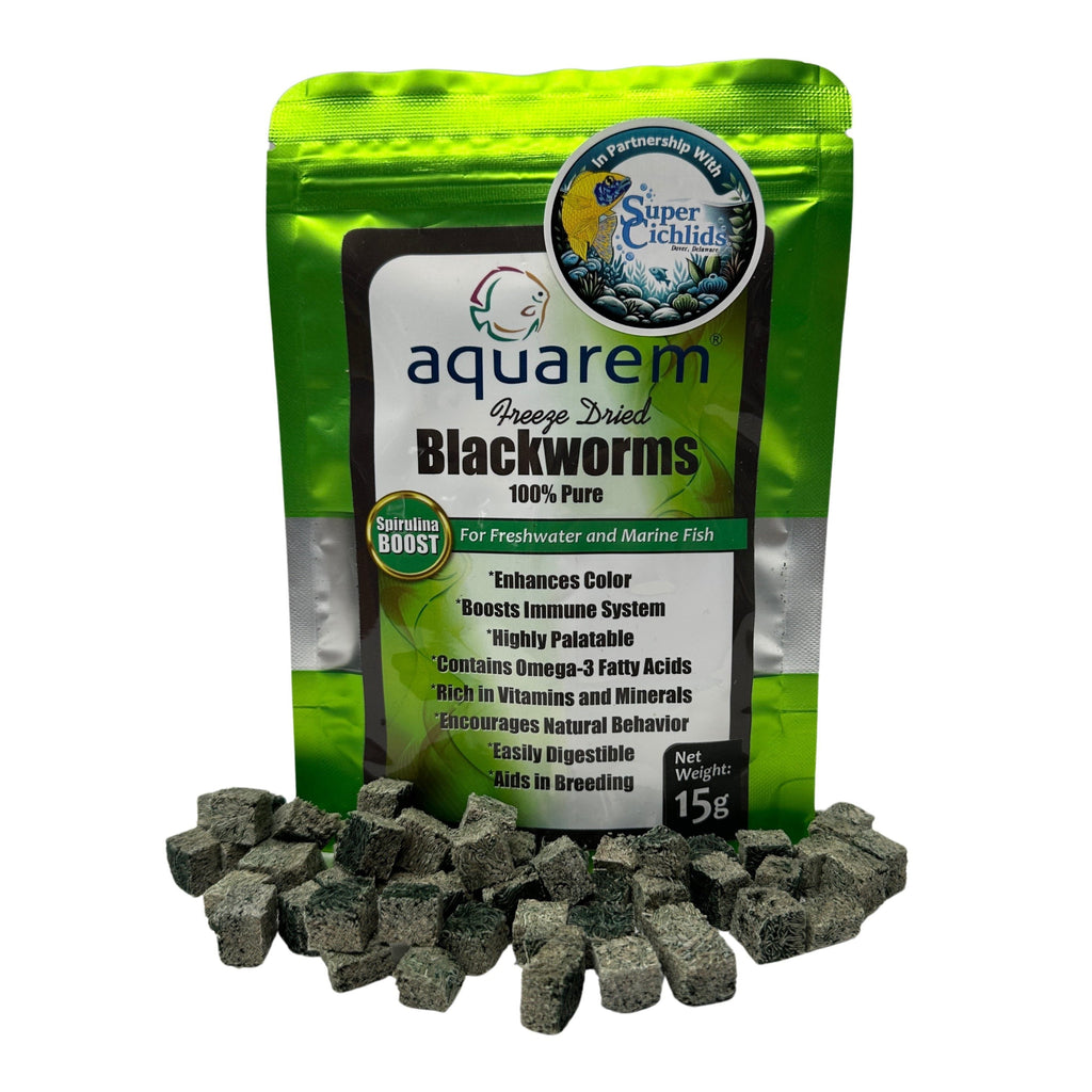 Premium Freeze Dried Blackworms - Spirulina Boost